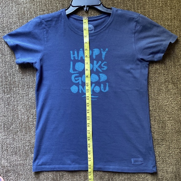 Women’s XS Life is Good tshirt. Navy. 100% cotton. Gently worn, great condition - Picture 8 of 8
